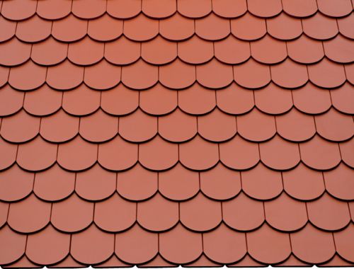 Metal tile brown
