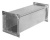 Air duct inflexible square